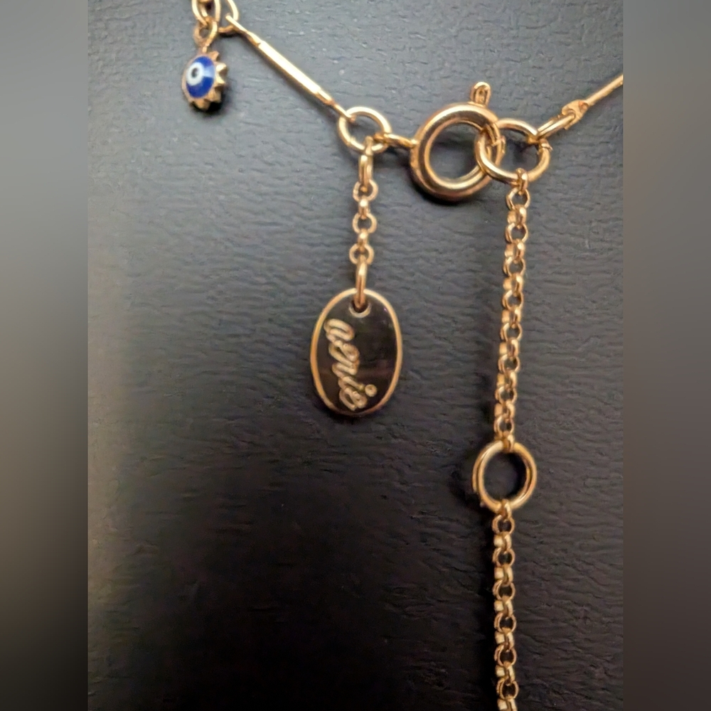 Aerie Evil Eye Charm Necklace - Like New - Picture 3 of 4